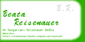 beata reisenauer business card